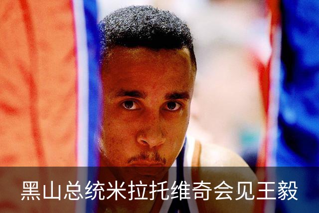 黑山总统米拉托维奇会见王毅